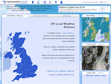Tablet Screenshot of mylocalweather.org.uk