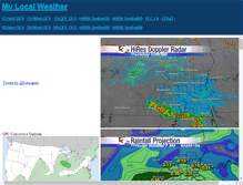 Tablet Screenshot of mylocalweather.net